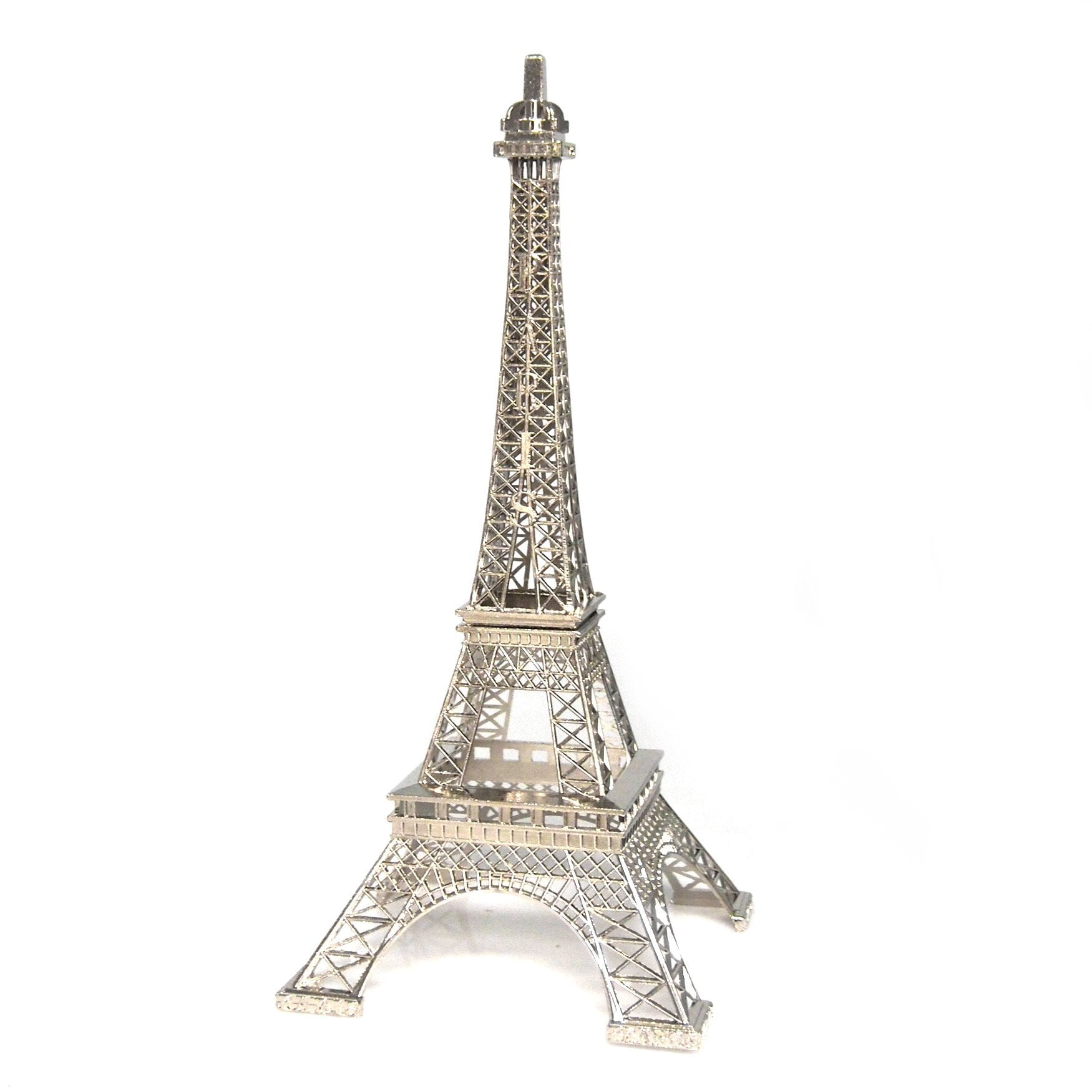 Eiffel Tower Paris Statue 10 Inches Metal France City Souvenir Replica Travel 