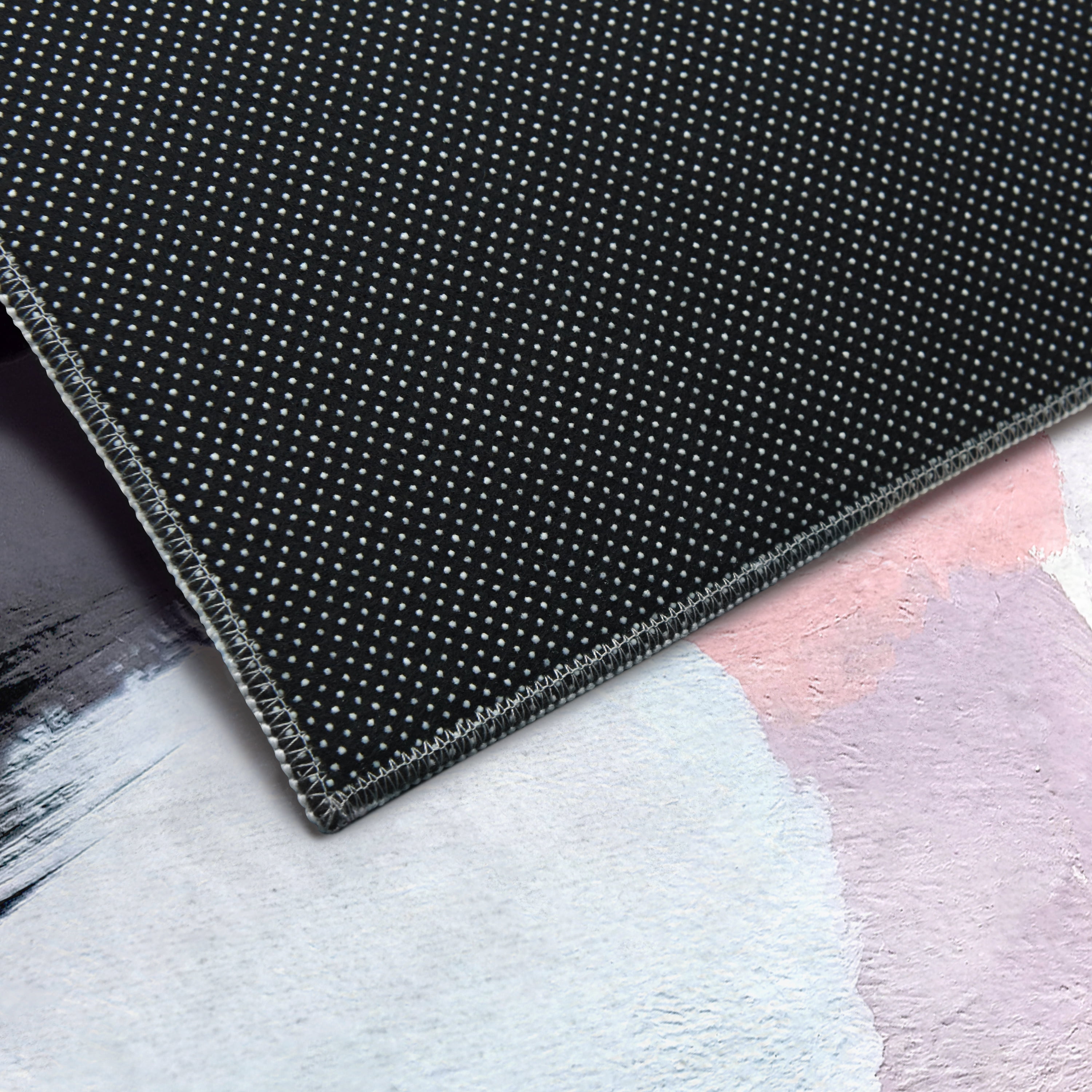 Vibrance I Washable Color Blocks Art Area Rug size 5'x8', Power-loomed, Heavenly Softness with Non-Slipping Backing