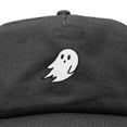 thumbnail image 2 of Dalix Ghost 5 Panel Snapback Cotton Baseball Cap Adjustable Hat Mens in Charcoal Gray, 2 of 5