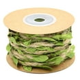 thumbnail image 3 of FUTUREORYY Artificial Green Leaf Ribbon for Crafts and Floral Strings 1 Roll Braided Polyester 19.7*0.2in, 3 of 8