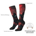 thumbnail image 4 of Goofa Lone Rider Under Red Sky Pattern Adult Stockings, Color-Block Knee High Socks, Comfortable and Breathable, Soft and Stretchable, Sports, and Decoration, 4 of 6