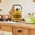 thumbnail image 4 of Fiocias 2.5L Tea Coffee Pot Decorative Chinese Retro Enamel Boil Kettle Bell Antique for Yellow, 4 of 9