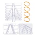 thumbnail image 4 of Shisuyan Molds For Candles Candle Mold Transparent Plastic 1Set Small, 4 of 8