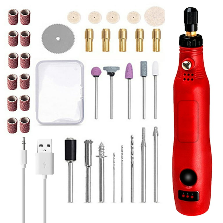 Uolor Cordless Usb Rechargeable Engraving Tool Kit, Mini Electric