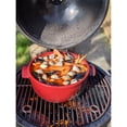 thumbnail image 6 of Emile Henry Round Ceramic 4.2 Qt Dutch Oven for Kitchen & Grill, Burgundy, 6 of 6