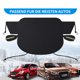 thumbnail image 5 of Protector universal para parabrisas de coche | Protector de nieve para ventanas delanteras para todo tipo de clima y resistente al viento | Parasol y protección contra la nieve para vehículos | 104, 5 of 7