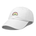 thumbnail image 5 of Dalix Robot Embroidered Glow in the Dark Retro Dad Hat Cotton Baseball Cap Adjustable Mens in White, 5 of 5