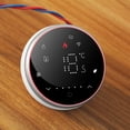 thumbnail image 6 of BIMZUC Wireless WiFi Smart Thermostat Boiler Heating LED Display Voice APP Control AC95-240V Energy Saving Round Temperature Controller Black 3.94 inches / 10 cm, 6 of 9