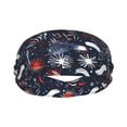 thumbnail image 2 of Motion Adornment Sweatband 15 In Both Men And Women Can Stretch Breathable Soft Perspiration For Hiking Walking Running Exercise Independence Day Theme Star (3), 2 of 8