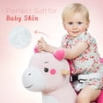 thumbnail image 2 of Juguete de peluche rosa Rocking Horse con la etiqueta Unicorn Ride On de 6 a 3 años, 2 of 8