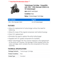 thumbnail image 2 of Turbocharger Cartridge - Compatible with 1992 - 1996 Chevy C3500 6.5L V8 Turbocharged 1993 1994 1995, 2 of 2