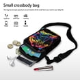 thumbnail image 7 of HELLHERO Butterfly Tie Dye Shoulder Bags for Men, Women Polyester Crossbody Sling Bag with with Zipper Closed, 7 of 7