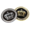 thumbnail image 5 of GENEMA Auto Car 3D Diamond Crown Metal Badge Stickers Decals Personalized Decoration, 5 of 12