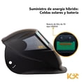 thumbnail image 4 of Careta Electronica Para Soldar Vision Color HD 9-13 Kingsman Kingsman KINGMSK100, 4 of 9