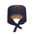 thumbnail image 2 of Kdxio Gold Black Glitter Pattern Turban Hat for Women Men Comfortable Adjustable Cleaning Working Cap with Sweatband, 2 of 8