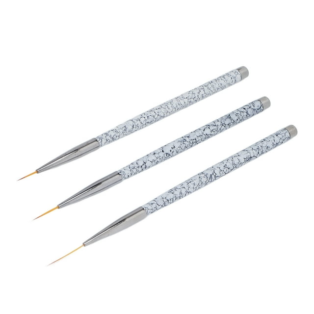 Pincel Para Pintar Uñas, Multifunción, 3 Piezas, Exquisito Juego De Pinceles Para Decoración De Uñas, Profesional Para Técnico De Uñas Para Uso Doméstico Para Tienda De