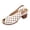 Beige, variant on Rokment Women's Platform Dress Sandals for Ladies Summer Fashion Casual Leather Hollow out Fish Mouth Open Toe Chunky Block Mid Heel Slingback Sandals Beige Size 6.5