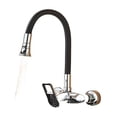 thumbnail image 1 of Chrome Kitchen Sink Faucet, Universal Black Hose Multi-Mode Spout Wall Mount, Cold Hot Water Mixer Kitchen Washbasin Tap ,Versatile Features, 1 of 7