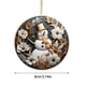 thumbnail image 3 of Colgante de bendición de nacimiento de Navidad 2025 | Adorno acrílico para coche con visión estereoscópica | Decoración para árbol de Navidad y hogar | Regalo para recién nacidos para Navidad y, 3 of 5