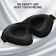 thumbnail image 5 of Máscara de noche para mujeres y hombres, máscara de dormir 3D para dormir de lado, máscara de ojos opaca de seda para dormir con banda ajustable para viajes de yoga Sincero Electrónica, 5 of 5