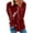 Wine, variant on Womens Dandelion Printed Sweatshirt Long Sleeve Crewneck Pullover Tops Casual Loose Fit Tunic All-Match Clothing