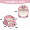 thumbnail image 2 of Asiento de Baño para Bebé Himold con Termómetro Antideslizante Rosa, 2 of 7