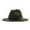 Army Green, variant on Classic Wide Brim Panama Hat for Women Soft Wool Fedora with Buckle Adjustable Stylish Summer Sun Hat