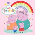 thumbnail image 3 of CafePress - Peppa Pig: My Family Kids T Shirt - Light Classic Kids Graphic, Short Sleeve T-Shirt, Sizes XS-XL, 3 of 4