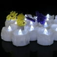 thumbnail image 1 of 12 LED wax candles LED bar candle Flickering LED candle LED pillar candle, white, 1 of 5