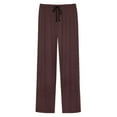 thumbnail image 6 of qelini Mens Sleep Pants with Pockets Elastic Waist Straight Leg Pants Solid Loungewear Pants Stylish PJs Bottoms, 6 of 6
