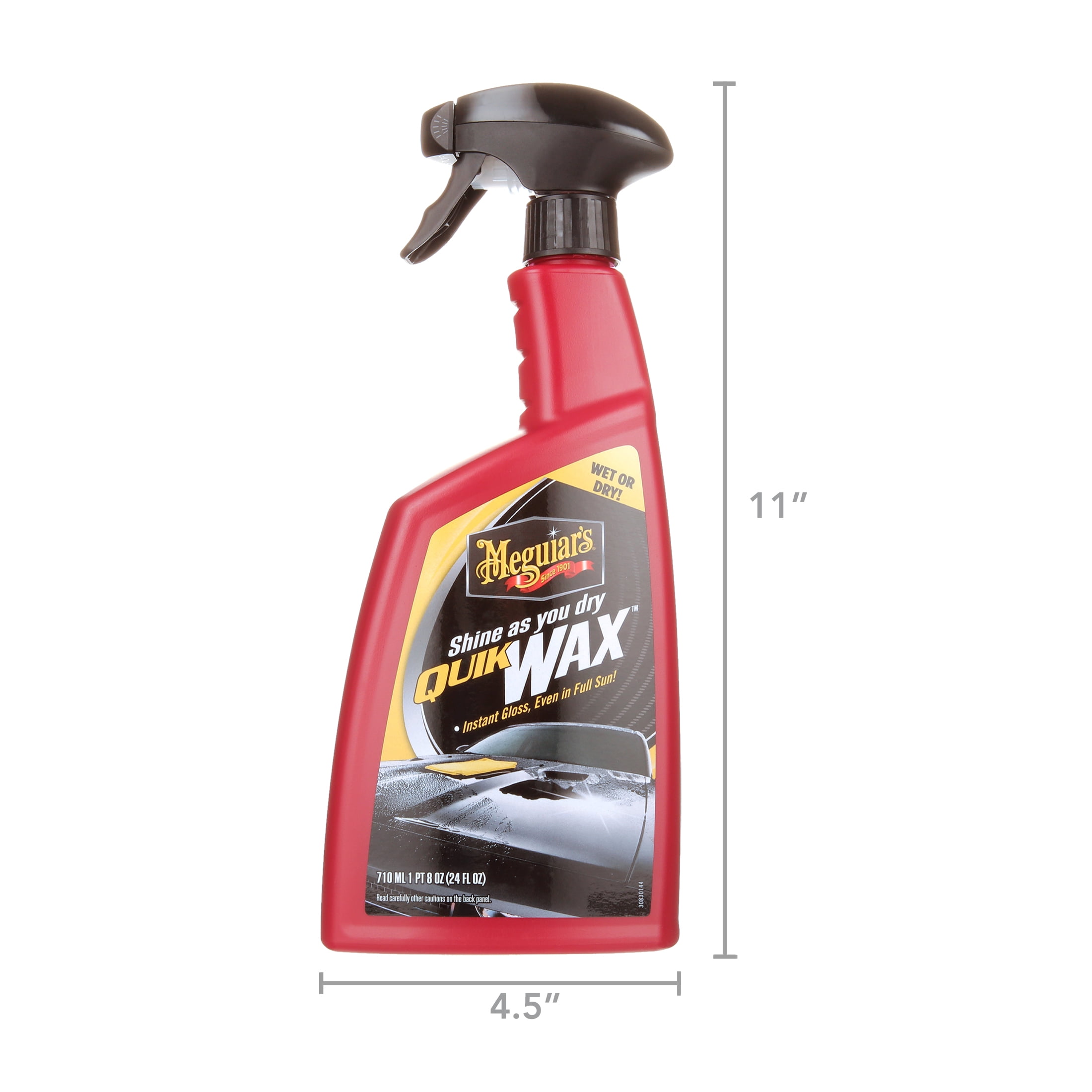 Meguiar's, Quik Wax, A1624, 24 Oz, Spray Wax for Wet or Dry Paint