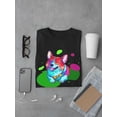 thumbnail image 3 of Colorful Corgi Dogs W Bowtie T-Shirt Men -Image by Shutterstock, Male 5X-Large, 3 of 4