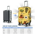 thumbnail image 6 of Gaeub Forest Guard Elastic Luggage Cover with Concealed Zipper Dust-Proof Luggage Cover Protector - 18-32 inch - Medium, 6 of 9