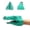 Green, variant on Soft Rubber Dinosaur Hand Puppet Gloves, T-Rex Animal Model Arm Toy, Realistic Role Play Toy
