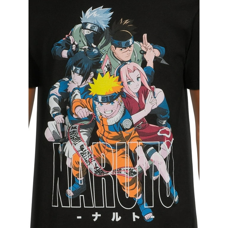 Naruto Men's and Big Men's Graphic Tee Shirts, 2-Pack, Sizes Naruto Men's and Big Men's Graphic Tee Shirts, 2-Pack, Sizes