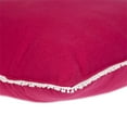 thumbnail image 6 of Parkland Collection Transitional Solid Pink Square 16" x 16" Pillow, 6 of 8