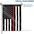 thumbnail image 6 of ANLEY Double Sided Premium Garden Flag, Thin Red Line USA Decorative Garden Flags 18 x 12.5 Inch, 6 of 6