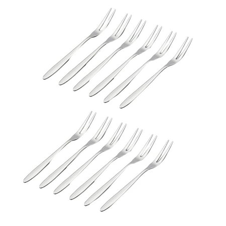 

12 Pcs Dessert Forks 5.1 InchStainless Steel Mini Salad Fruit Fork