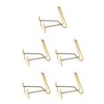 thumbnail image 3 of kurtrusly Contemporary Iron Ores Stone Display Stand Chic Rock Holder Base Home Office Decor Golden L 5Set, 3 of 6