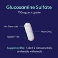 thumbnail image 6 of BESTVITE Glucosamine Sulfate 750mg (240 Capsules)-No Stearates, 6 of 7