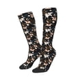thumbnail image 2 of Daiia Sports Socks Lilies Flowers Printed Novelty Crew Socks for Men Women Knee High Socks Cotton Socks Soft & Breathable Support Unisex Socks, 2 of 9