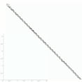 thumbnail image 2 of 14K White Gold 3mm Fancy Link Chain, 2 of 5