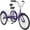Dark Purple, variant on FICISOG Adult Tricycle 7 Speed Adult Trikes 20/24/26 Cruise Trike with Basket, Three Wheel Bike with Double-Wall Wheel Rims for Women Men Seniors Shopping Picnic