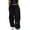 Black, variant on TSADFHJI Skirts for Women Midi Length Fall Womens Baggy Cargo Pants Streetwear Hop Joggers Sweatpants Drawstring Casual Loose Wide Leg Trousers S Green
