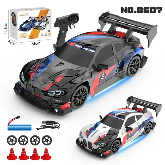 AIGIA 30KM/H RC Drift Car 1/24 2.4GHz 4WD Remote Control Sport Racing On-Road Vehicle