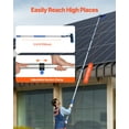 thumbnail image 4 of VEVOR Water Fed Pole Kit 24FT Solar Panel Cleaning Pole 180° Rotatable Brush Head, 4 of 9
