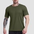 thumbnail image 2 of Dagaeig Casual Breathable Tee for Men Lightweight Thin Solid Color T Shirts Comfortable Basic Short Sleeve Shirt, 2 of 6