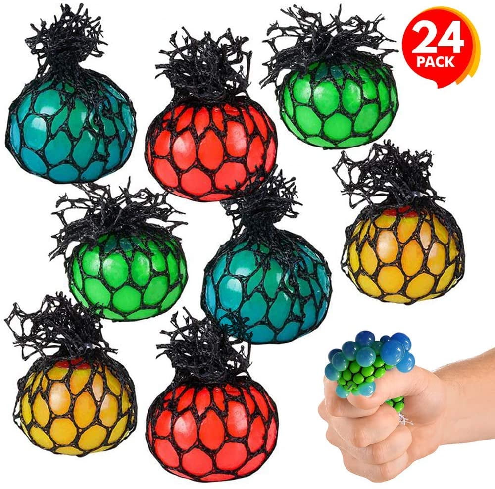 Details about   5cm Toys Squeeze Anxiety Fidget Squishy Mesh Sensory Stress Reliever Ball BEST 