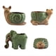 thumbnail image 1 of Pequeña Maceta Suculenta con Drenaje, Maceta de Cerámica para Animales, Planta de Interior, Maceta de Bonsái de Cactus, para Decoración del Hogar, 1 of 5