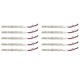 thumbnail image 1 of 10Pcs 10cm Impermeable Blanco CáLido 5050 Luces de Tira Llevadas Dc 12V Caravana Coche, 1 of 8